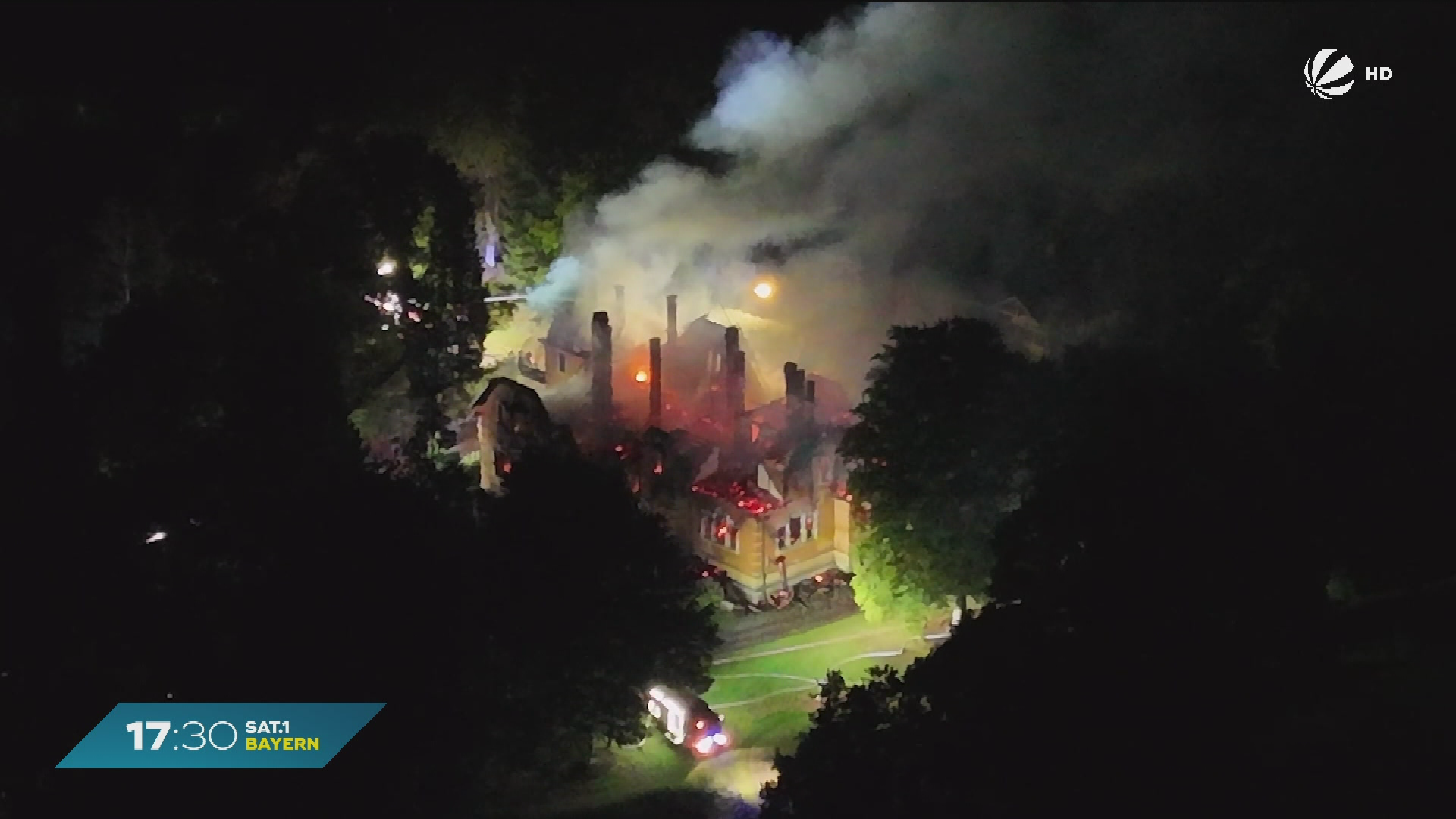 Video: Bekennerschreiben - Schlossbrand in Altenthann