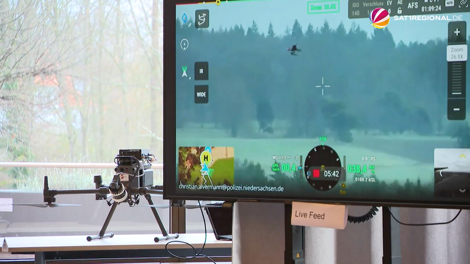 Video: Polizei in Niedersachsen forscht an Aufklärungsdrohnen für Unfall- und Tatorte