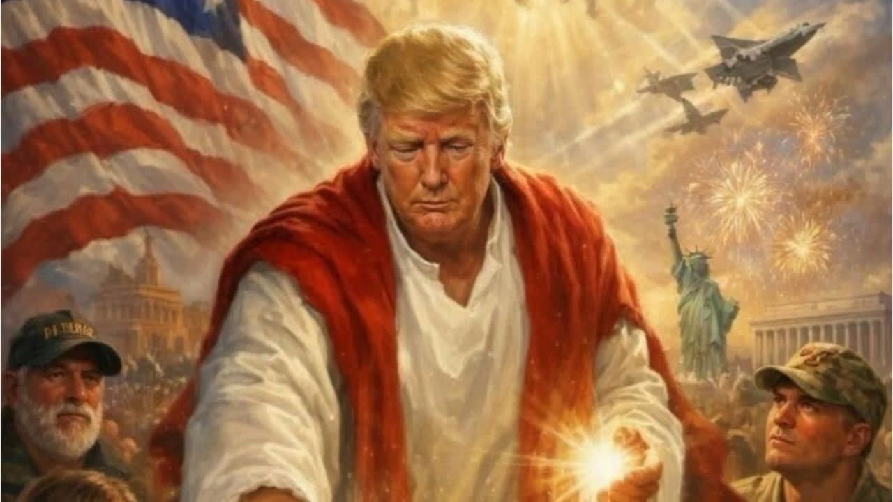 Video: Trump rudert nach Jesus-Bild zurück