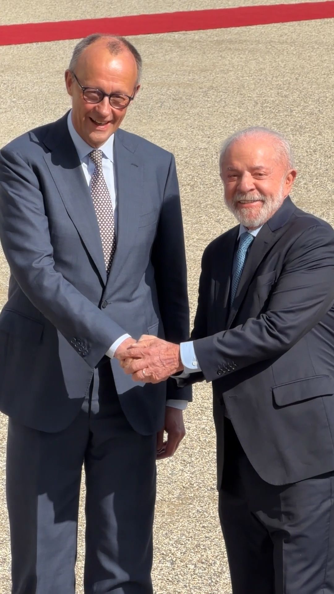 Video: Kanzler Merz empfängt brasilianischen Präsidenten Lula da Silva in Hannover