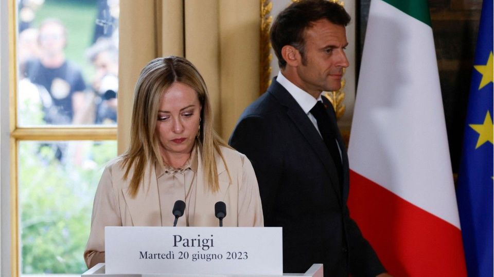 Migrationspolitik: Meloni und Macron sprechen über Streitthema