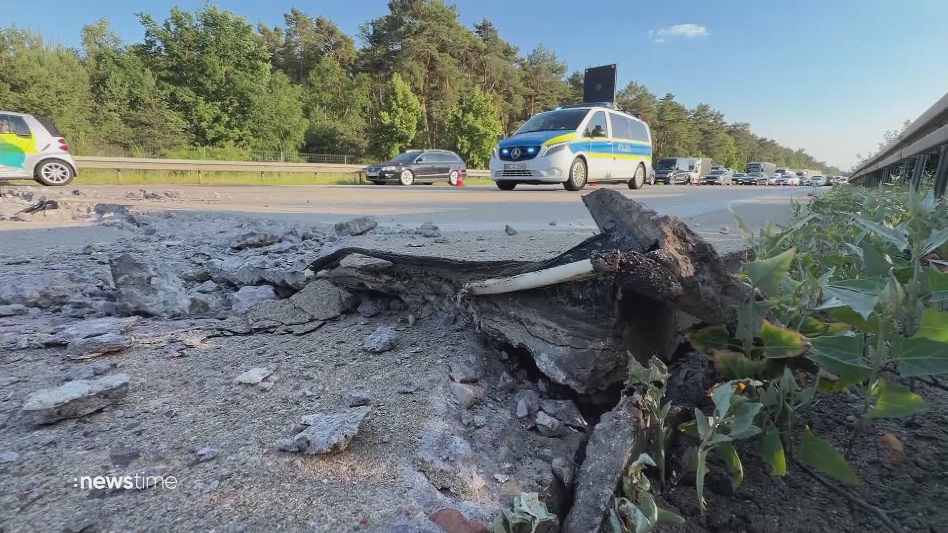 Video: Rekordhitze richtet Schäden an