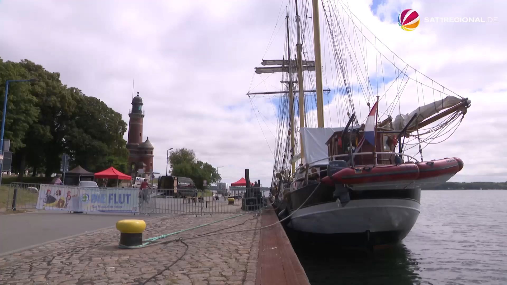 Video: Marode Kaimauer in Kiel: Sorge vor Sperrung des Tiessenkai