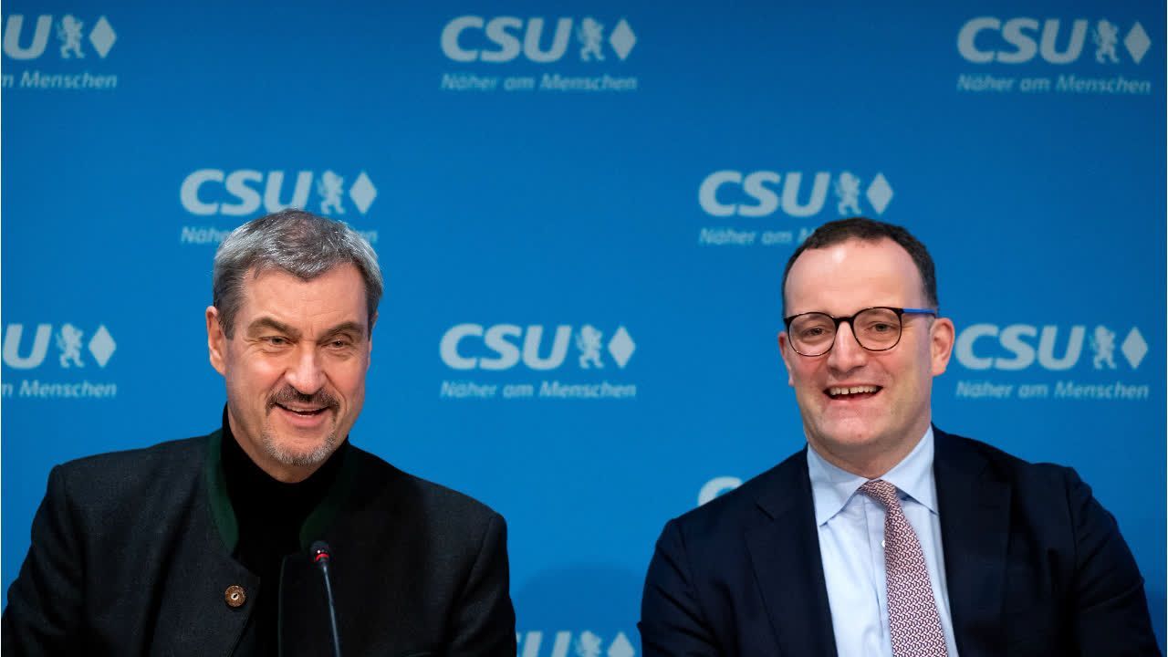 Video: Söder glaubt an Comeback von Spahn