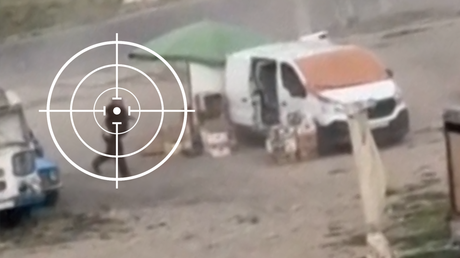 Schockvideo: Drohnenangriff auf Zivilist