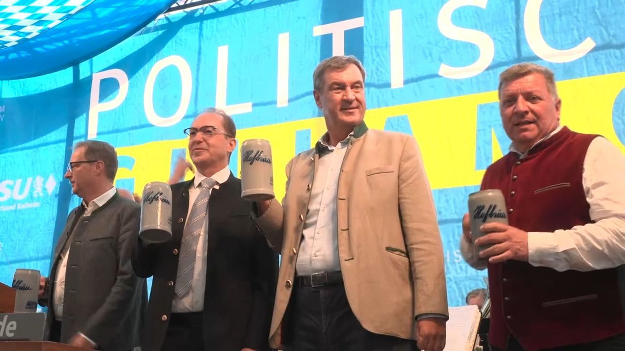 Video: Politischer Gillamoos 2026: CSU-Chef Söder im Angriffsmodus