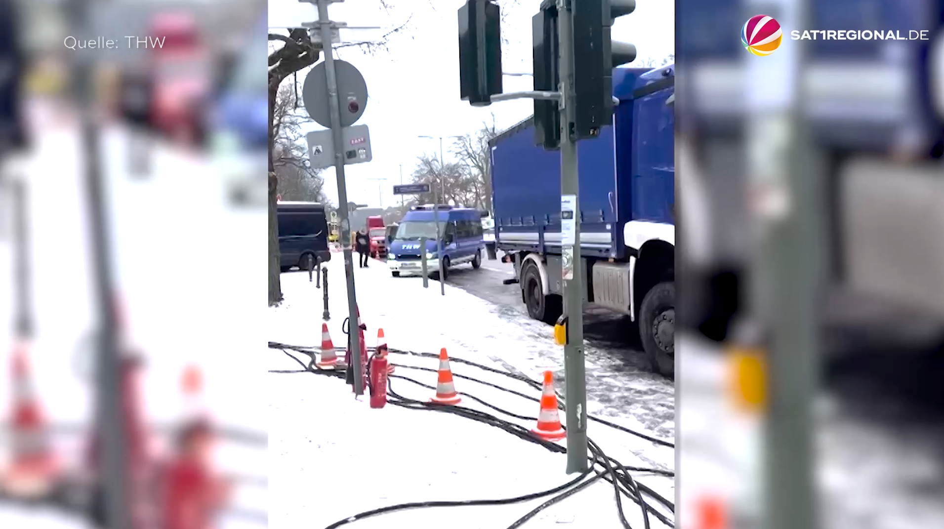 Video: Stromausfall in Berlin: THW Niedersachsen unterstützt in der Hauptstadt