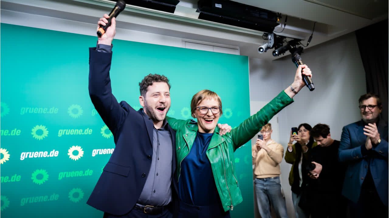 Video: Umfrage: Grünen legen zu