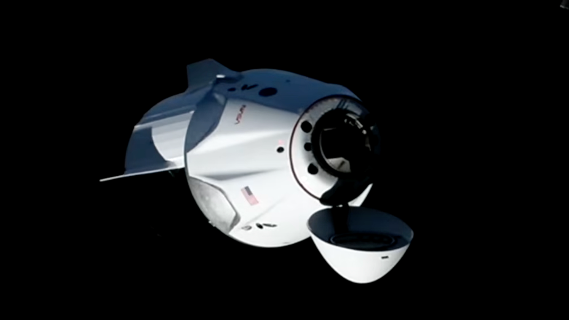 Video: Raumschiff fliegt in Rekordzeit zur ISS