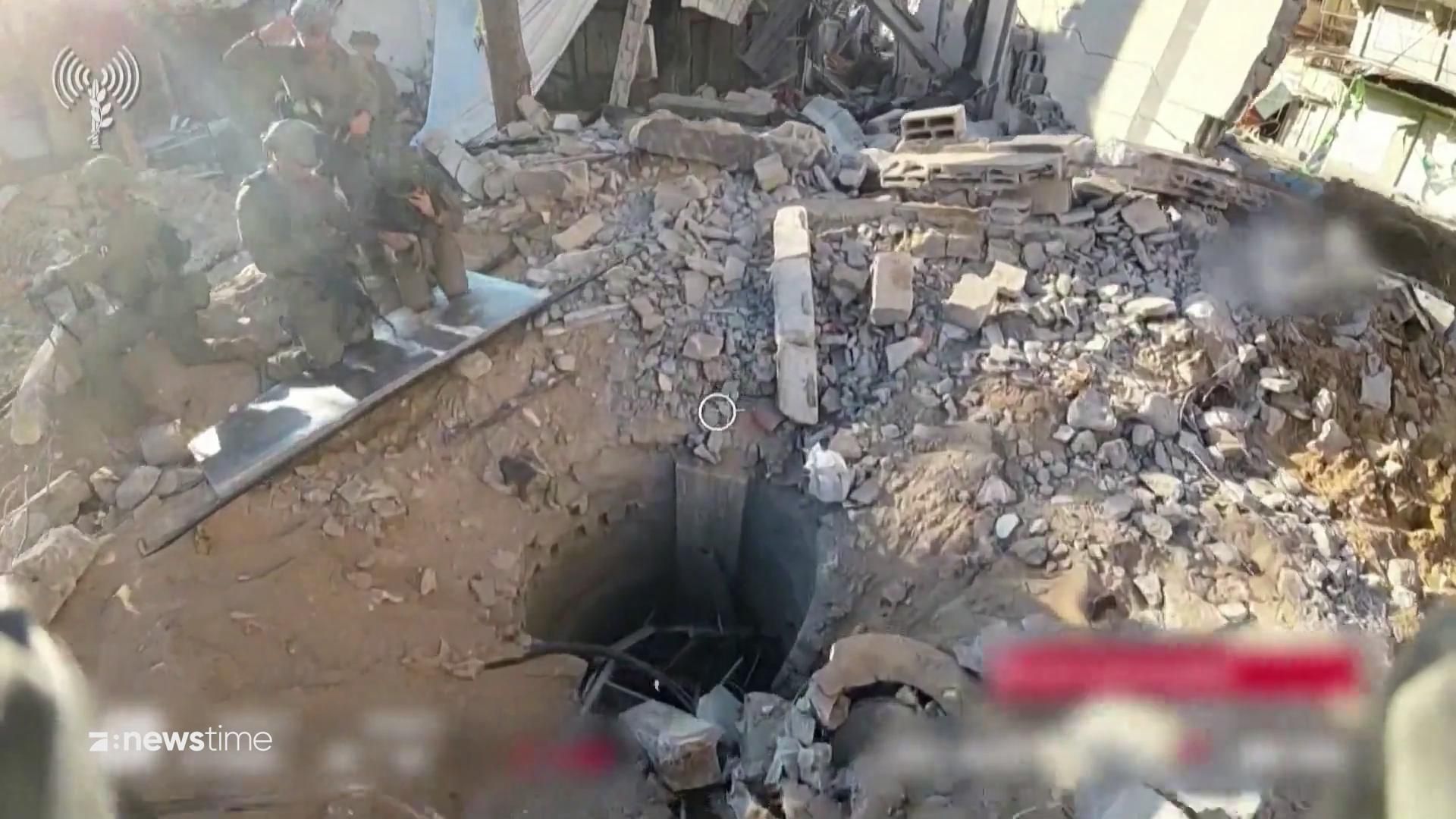 Unter AI-Schifa-Klinik in Gaza: 55-Meter-Tunnel der Hamas entdeckt