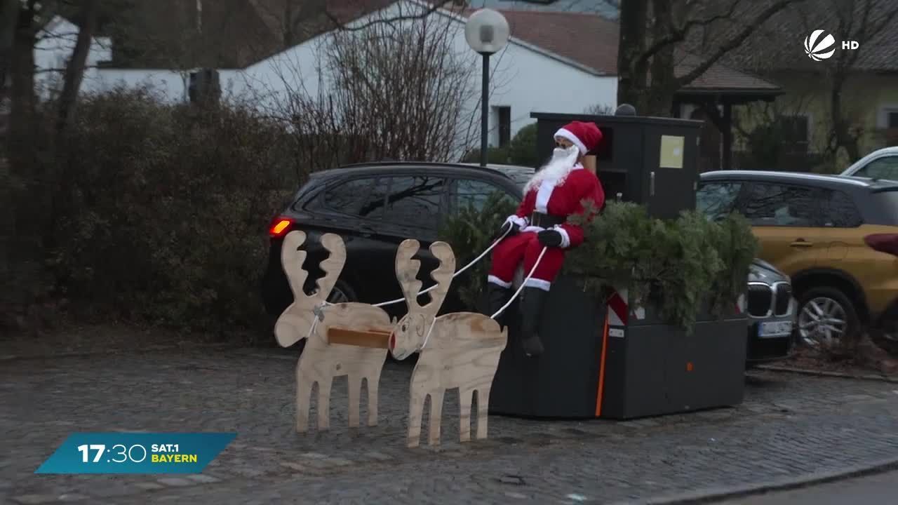 Deko statt Strafzettel: Weihnachtlicher Blitzer in der Oberpfalz