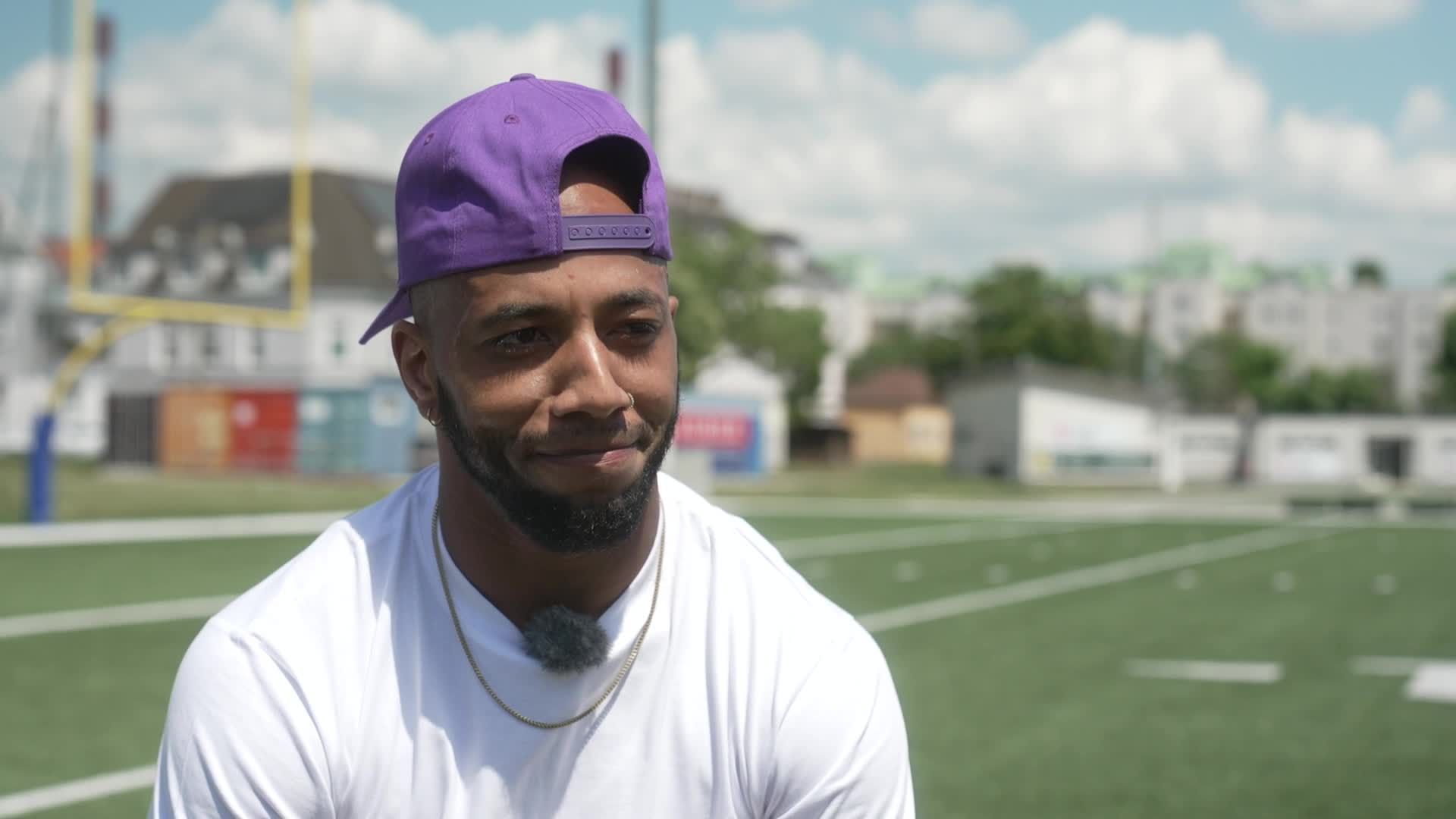 Vikings-Verteidiger Exavier Edwards: „Es war ein No-Brainer für mich ...