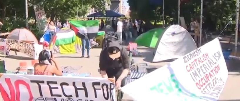 TU Wien: Palästina-Protest aufgelöst