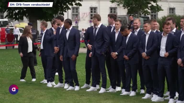 Countdown zur EM: ÖFB-Team verabschiedet
