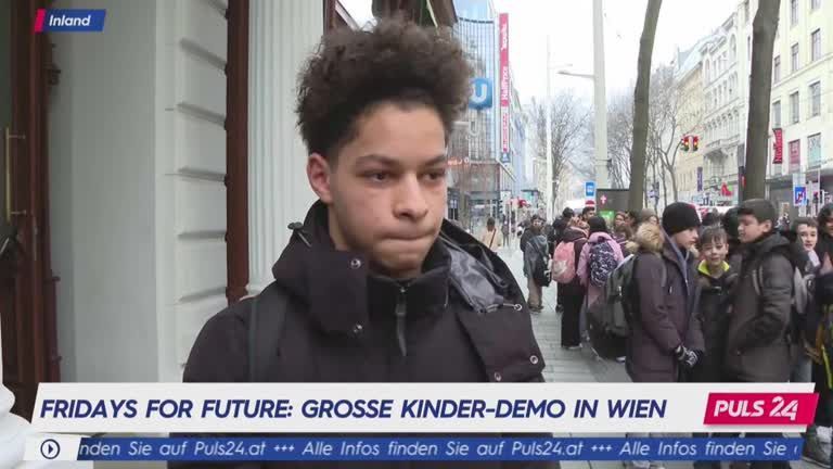 Fridays For Future: Big children's demo in Vienna