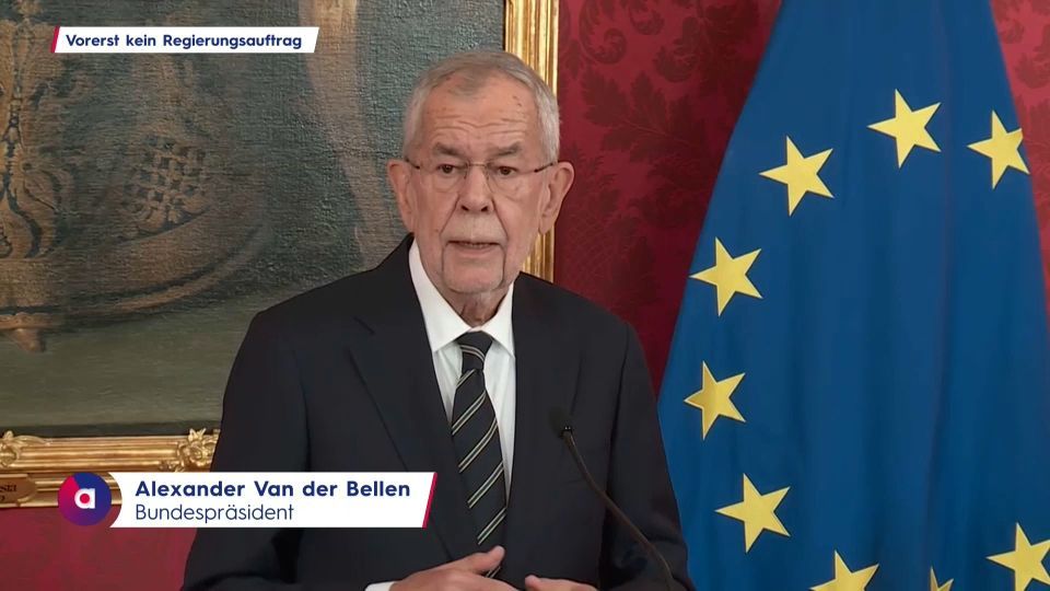 Van der Bellen: Vorerst kein Regierungsauftrag