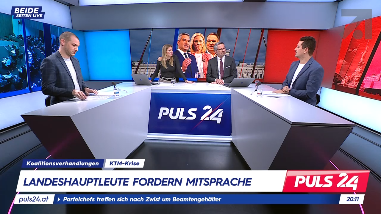 Steiermark-Wahl, Koalitionsverhandlungen und KTM-Krise: Beide Seiten