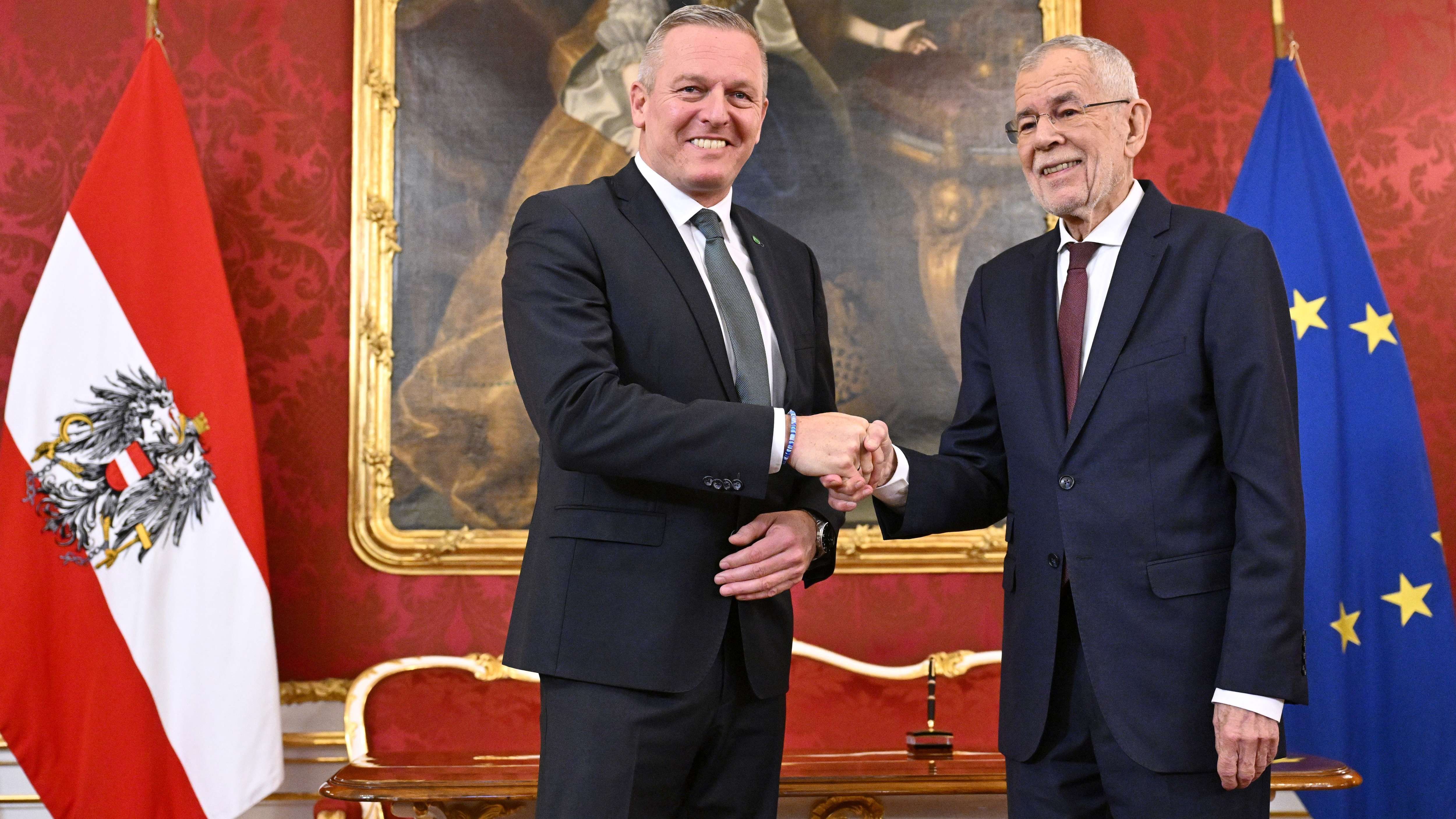 Steirischer Landeshauptmann: Mario Kunsek angelobt