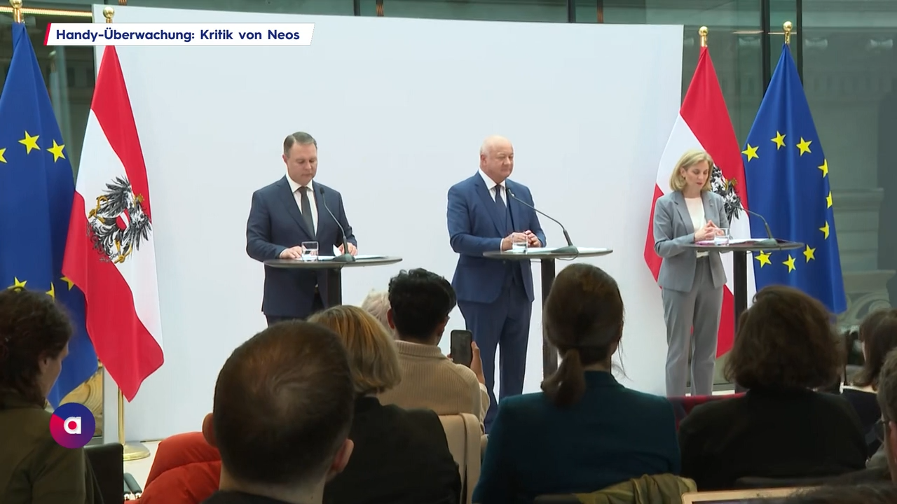 Video: Handy-Überwachung: Neos stellen sich quer