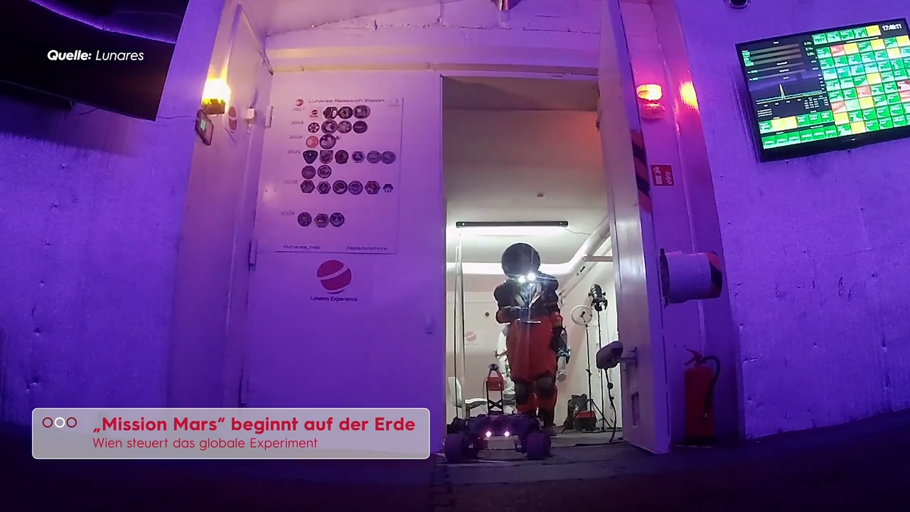 Video: "Mission Mars" beginnt auf der Erde