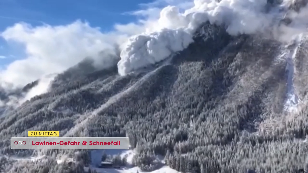 Video: Lawinen-Alarm und Schnee-Chaos