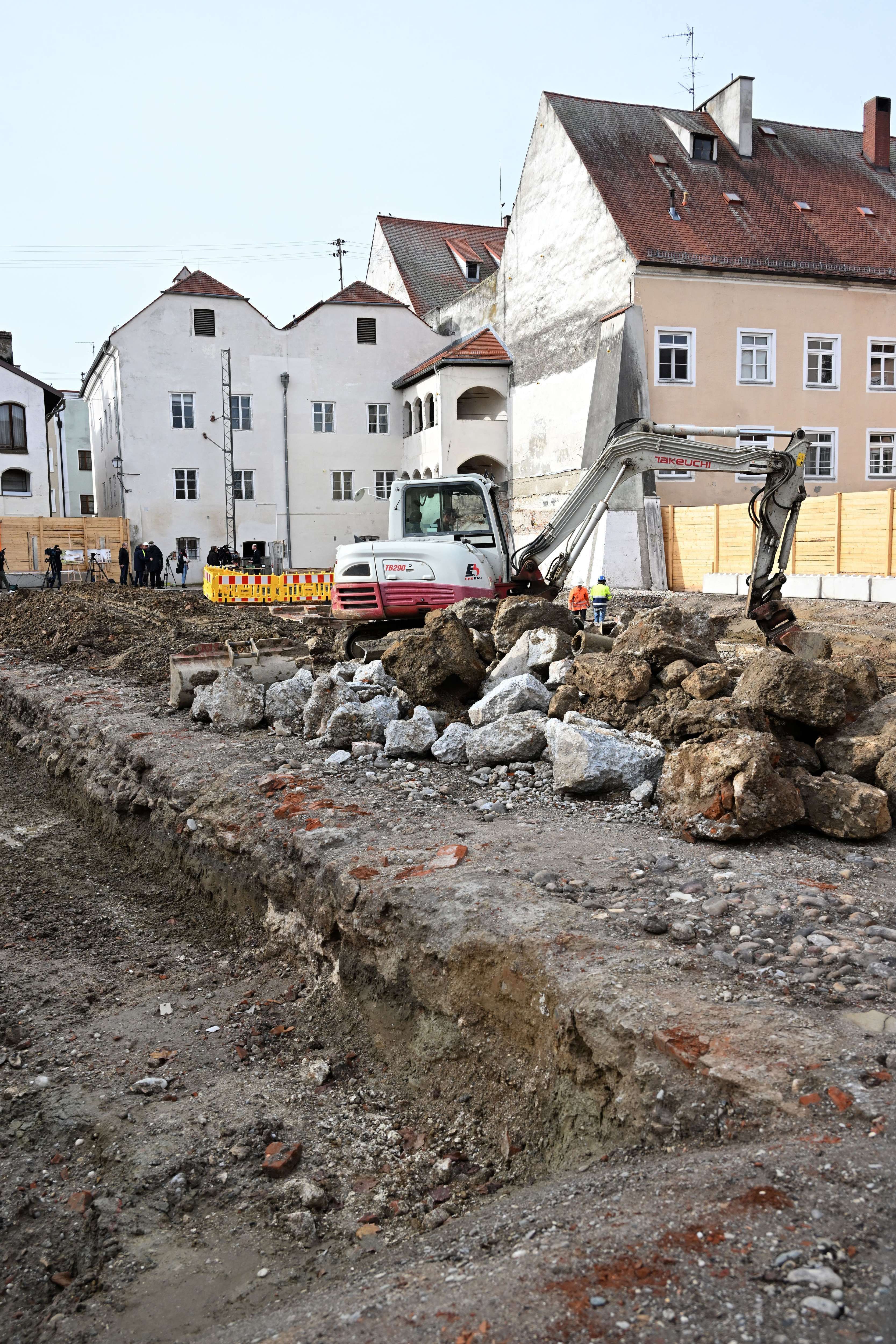 Bauarbeiten an Hitler-Geburtshaus